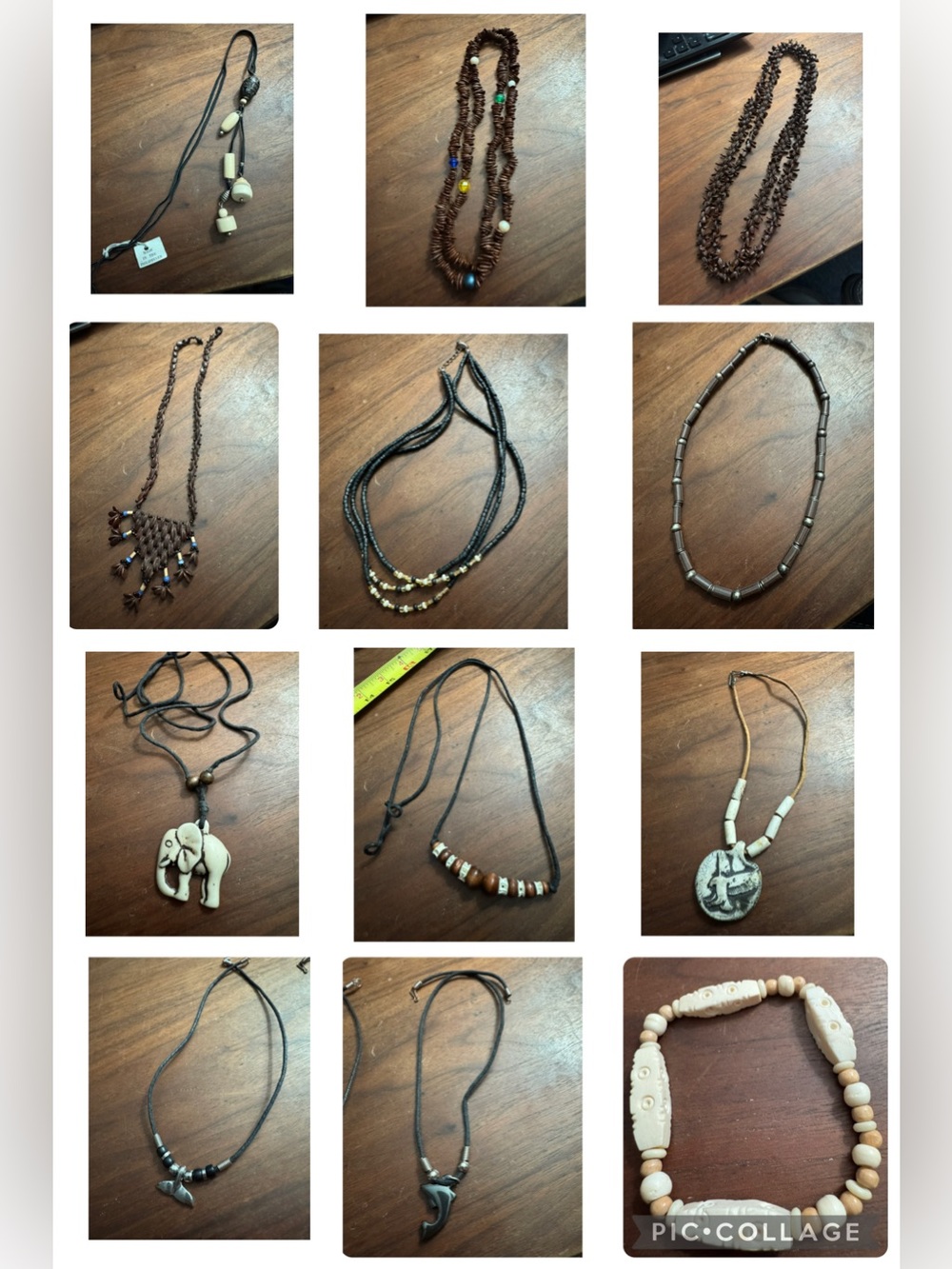 Boho/Tribal/Ethnic Beaded/Nut/Koa Seed/Wood/Bone Necklaces & Bracelet*READ*
